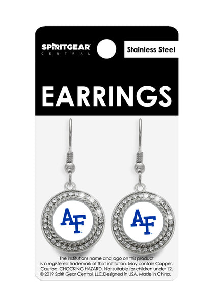Air Force Falcons Dangle Earrings