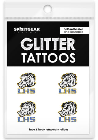 Custom Glitter Tattoos 4 Pack (min. 100)