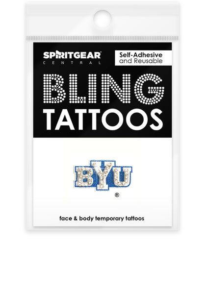 BYU Cougars Bling Tattoos