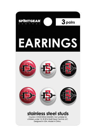 San Diego State Aztecs Stud Earrings