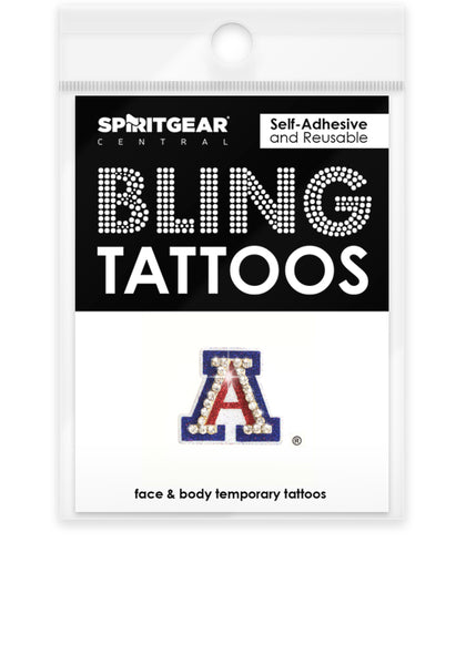 Arizona Wildcats Bling Tattoos