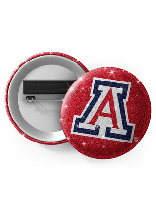 Arizona Wildcats Glitter Button Pins