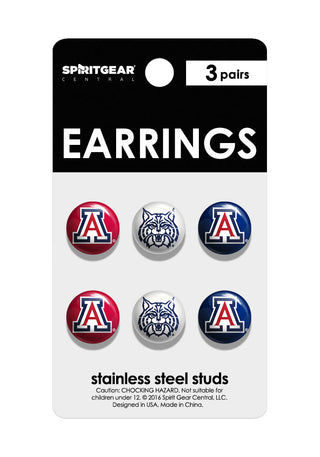 Arizona Wildcats Stud Earrings