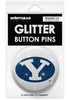 BYU Cougars Glitter Button Pins