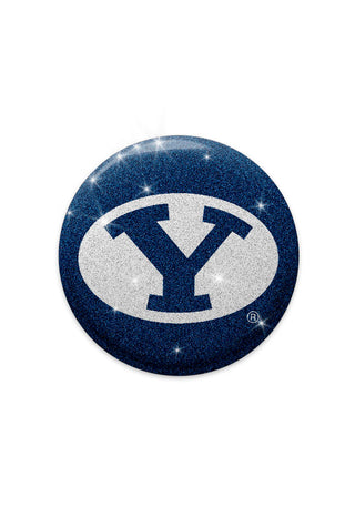 BYU Cougars Glitter Button Pins