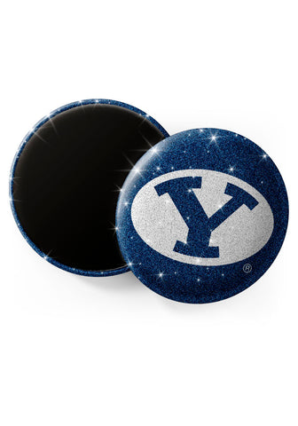 BYU Cougars Glitter Magnets