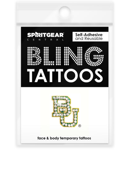 Baylor Bears Bling Tattoos