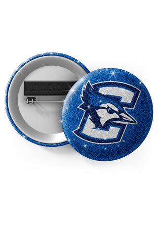 Creighton Bluejays Glitter Button Pins