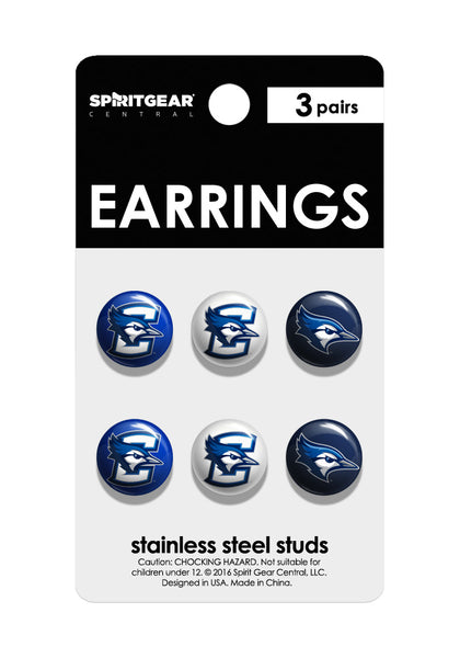 Creighton Bluejays Stud Earrings