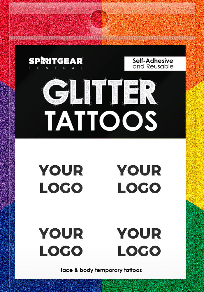 Custom Glitter Tattoos 4 Pack