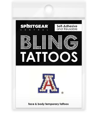 Arizona Wildcats Bling Tattoos