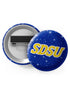 South Dakota State Jackrabbits Glitter Button Pins