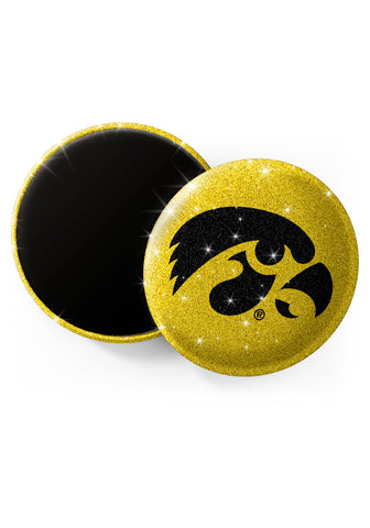 Iowa Hawkeyes Glitter Magnets