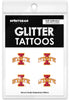 Iowa State Cyclones Glitter Tattoos 4 Pack