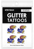 Kansas Jayhawks Glitter Tattoos 4 Pack