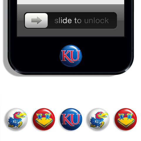 Kansas Jayhawks Udots iPhone iPad Buttons - Spirit Gear Central