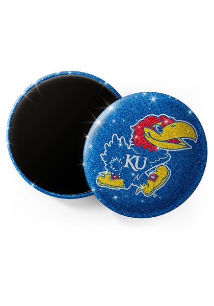 Kansas Jayhawks Glitter Magnets