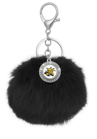 Wichita State Shockers Pom Pom Keychains