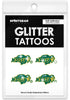 NDSU Bison Glitter Tattoos 4 Pack