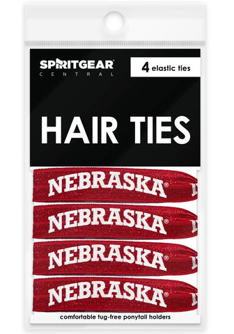 Nebraska Cornhuskers Hair Ties