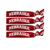 Nebraska Cornhuskers Hair Ties