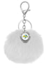 South Dakota State Jackrabbits Pom Pom Keychains