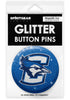 Creighton Bluejays Glitter Button Pins