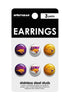 Northern Iowa Panthers Stud Earrings - Spirit Gear Central