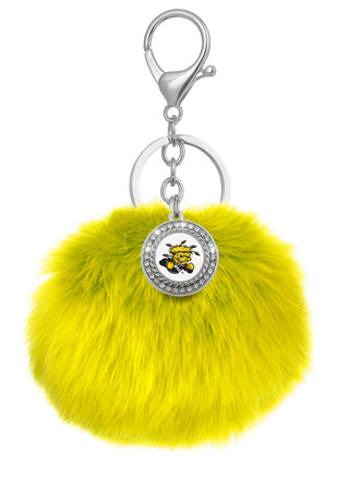 Wichita State Shockers Pom Pom Keychains