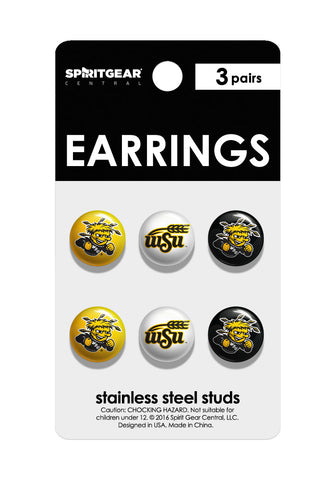 Wichita State Shockers Stud Earrings