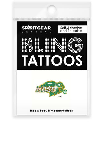 NDSU Bison Bling Tattoos