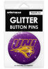 Northern Iowa Panthers Glitter Button Pins